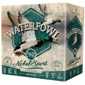 Nobel Sport Steel Waterfowl Shotshells 12 ga 3" 1-1/4 oz 1450 fps #4 25/ct