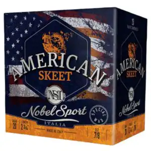Nobel Sport Target American Trap Shotshells 20ga 2-3/4" 7/8oz 1200fps #9 25/ct