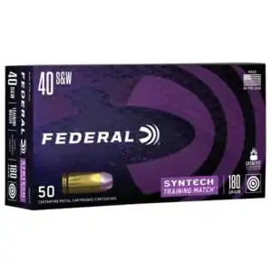 40 S&W 180 GR TRAINING MATCH (TSJ)