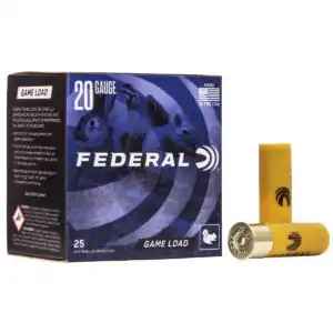 Federal Upland Game Load 20ga 2-3/4" 7/8oz #8 1210 fps 25/ct