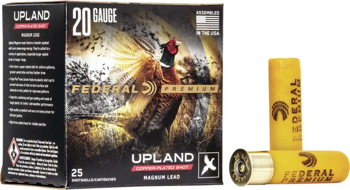 Federal Wing-Shok Magnum Shotshells 20ga 3" 1-1/4oz 1300 fps #5 25/ct