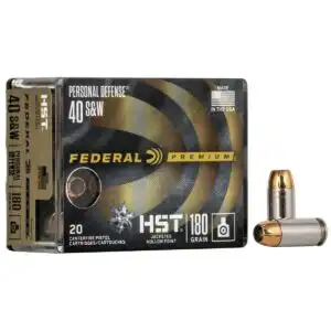 Federal Premium Personal Defense HST Handgun Ammunition 40 S&W 180gr 1010fps 20/ct