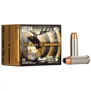 Federal Premium Swift A-Frame Handgun Ammunition .500 S&W 325 gr JHP 1800 fps 20/ct