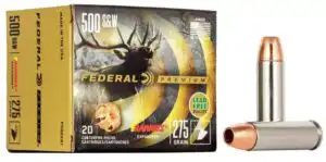 Federal Premium Barnes Expander Handgun Ammunition .500 S&W 275 gr JHP 1660 fps 20/ct
