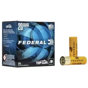 Federal Top Gun Shotshells 20 ga 2-3/4" 7/8 oz 1210 fps #8 25/ct