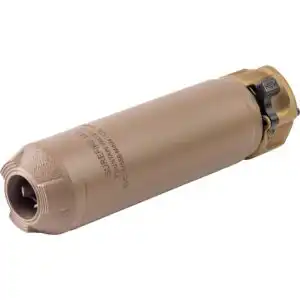 Surefire SOCOM Mini4 Suppressor 5.56/.223 1.5" Diameter 5.5" Length Fast Attach FDE