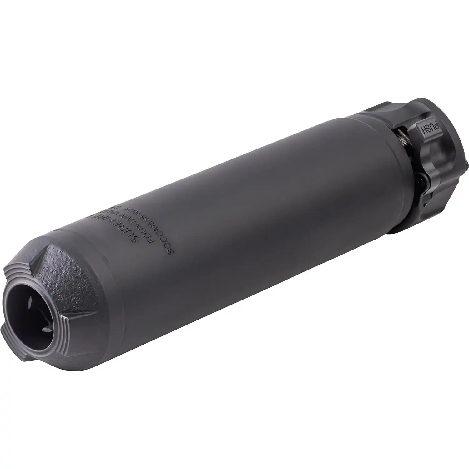 Surefire SOCOM RC4 Quick Attach Low Back Pressure Suppressor 5.56/.223 1.5" Diam 6.3" Length Black
