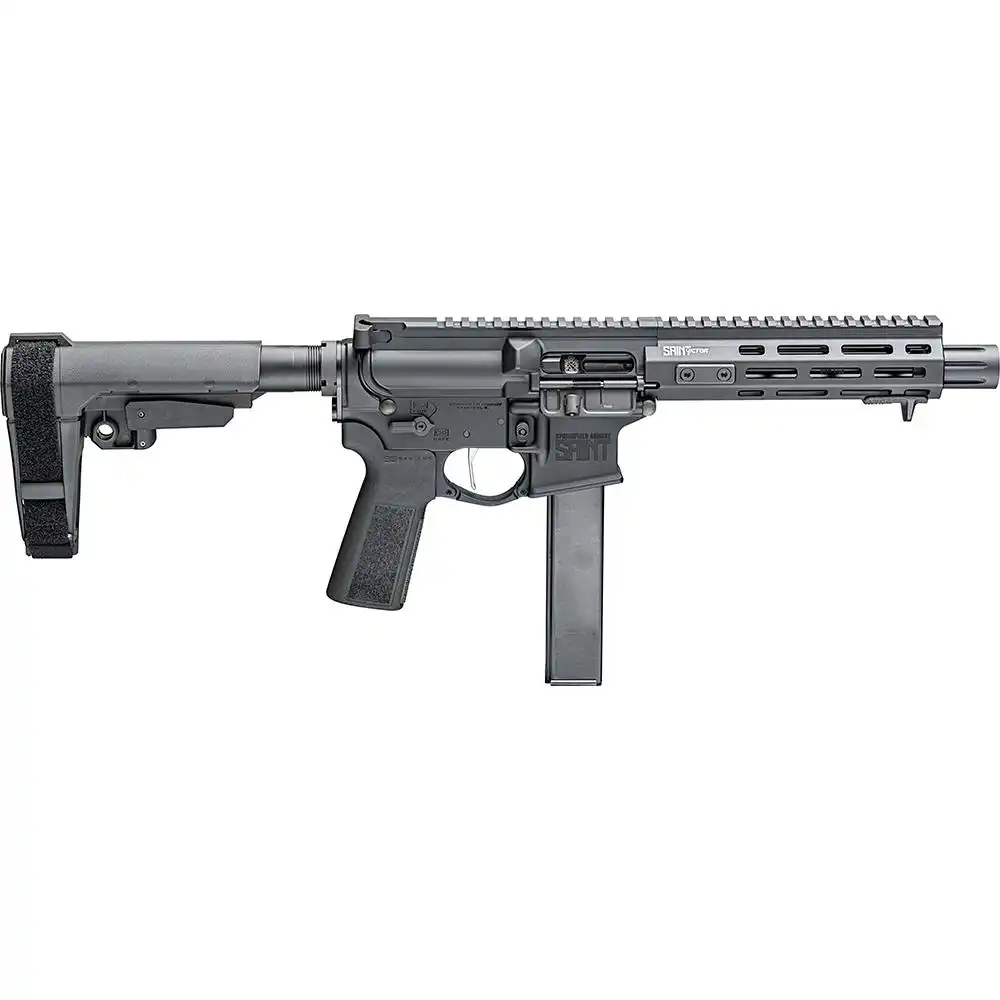 Springfield Armory Saint Victor Handgun 9mm Luger 32rd Colt Magazine 8.5" Threaded Barrel Black
