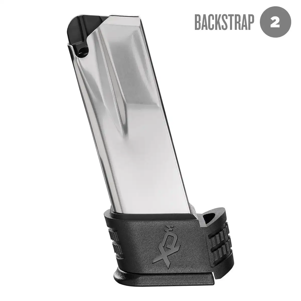 Springfield XD-M Elite Compact Extended Magazine with Sleeve #2 (for Backstrap #2) 10mm 15/rd