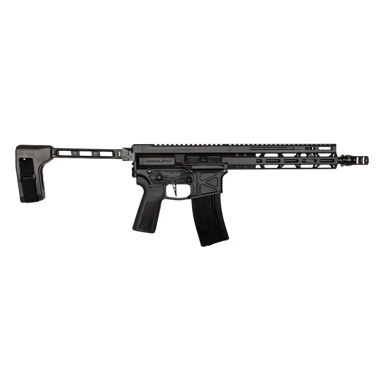 Global Ordnance Monolith Pistol 5.56mm 30rd Magazine 12.5" Barrel SBT Brace Black