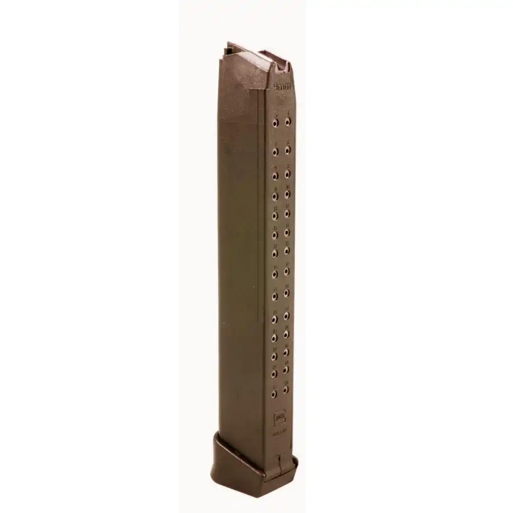 Glock Gen5 Factory Magazine for G17 G17L G19 G19X G26 G34 FDE 9mm Luger 33/rd