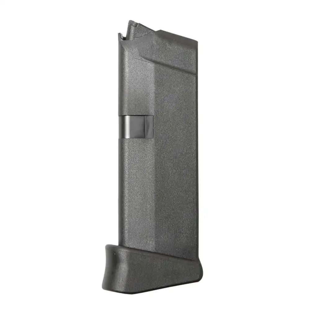 Glock Factory Original Glock 42 Magazine w/Extension Glock 42 .380 ACP Black Polymer 6/rd