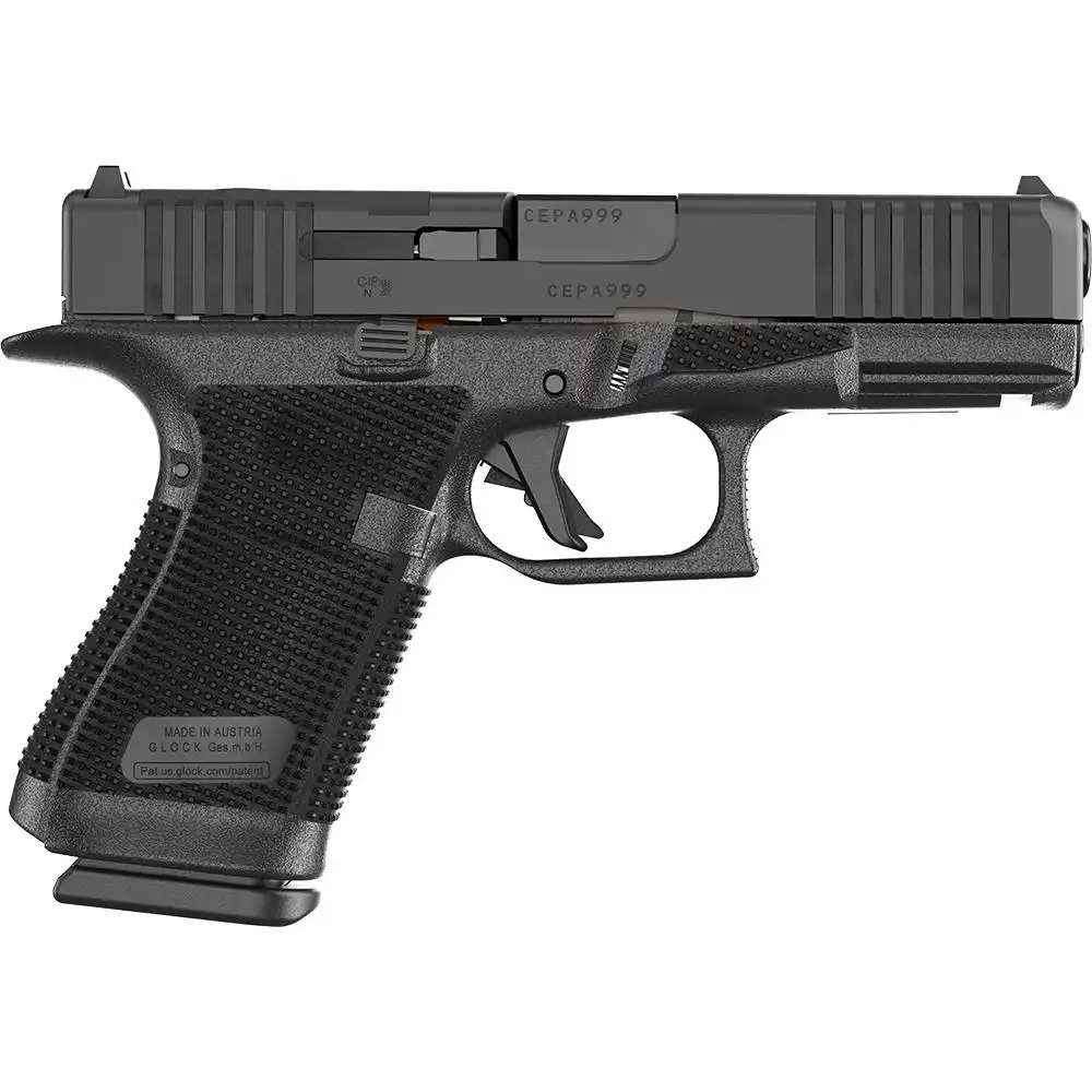 Glock 19 Gen 6 Handgun 9mm Luger 10rd Magazines (3) 4.02" Barrel Black Austria