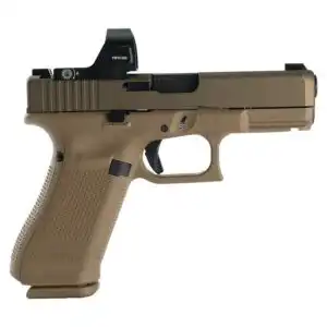 Glock V-Series Model 19 Handgun 9mm Luger 15rd Magazines (3) 4.02" Barrel FDE Viridian RFX35 Green Dot US Made