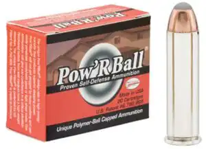 Glaser Pow'RBall Handgun Ammunition .357 Mag 100 gr JHP 1450 fps 20/ct