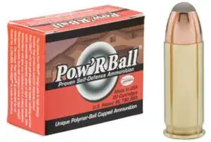Glaser Pow'RBall Handgun Ammunition .38 Super 100 gr JHP 1525 fps 20/ct