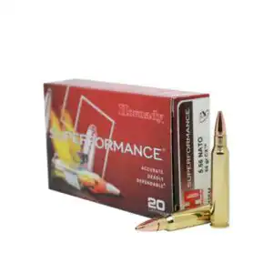 Hornady Superformance Rifle Ammunition 5.56X45 NATO 55gr CX SPF 3175 fps 20/ct