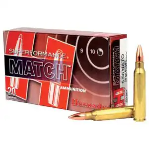 Hornady Superformance Rifle Ammunition 5.56X45 NATO 75 gr BTHP 2910 fps 20/ct