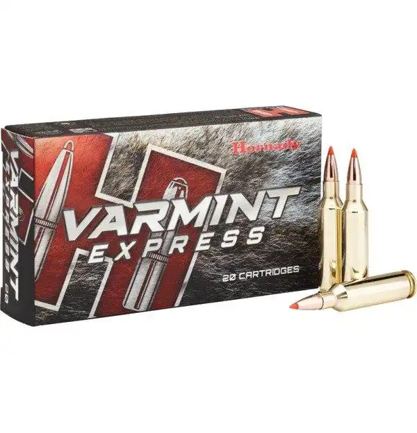Hornady Varmint Express Rifle Ammunition 6mm Creedmoor 87 gr V-MAX 3210 fps 20/ct