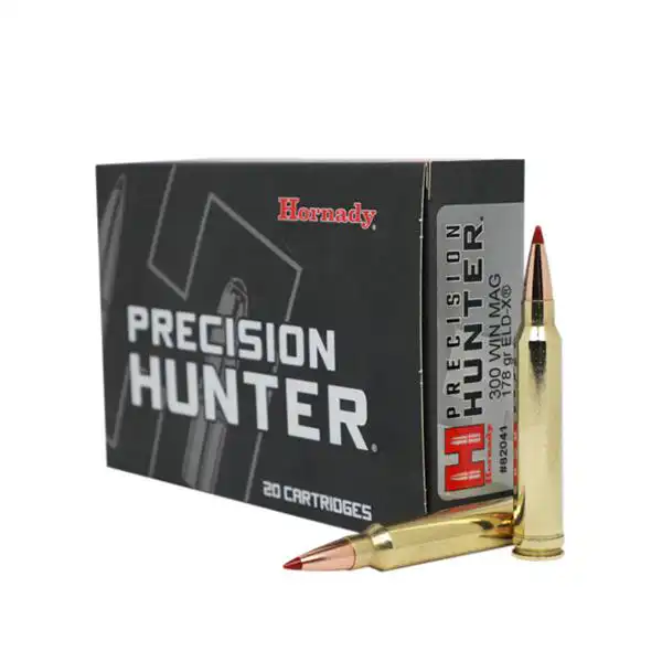 Hornady Precision Hunter Rifle Ammunition .300 WIN MAG 178 gr ELD-X 20/ct