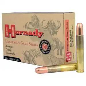 Hornady Dangerous Game Rifle Ammunition .458 Win Mag 500 gr DGS 2140 fps 20/ct