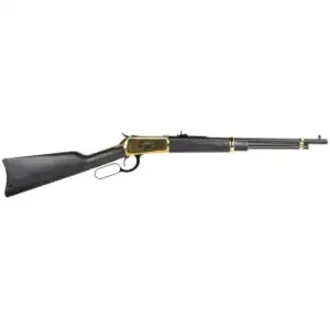Heritage 92 Lever Action Rifle .44 Mag 8rd Capacity 18" PVD Gold Barrel Wood Stock