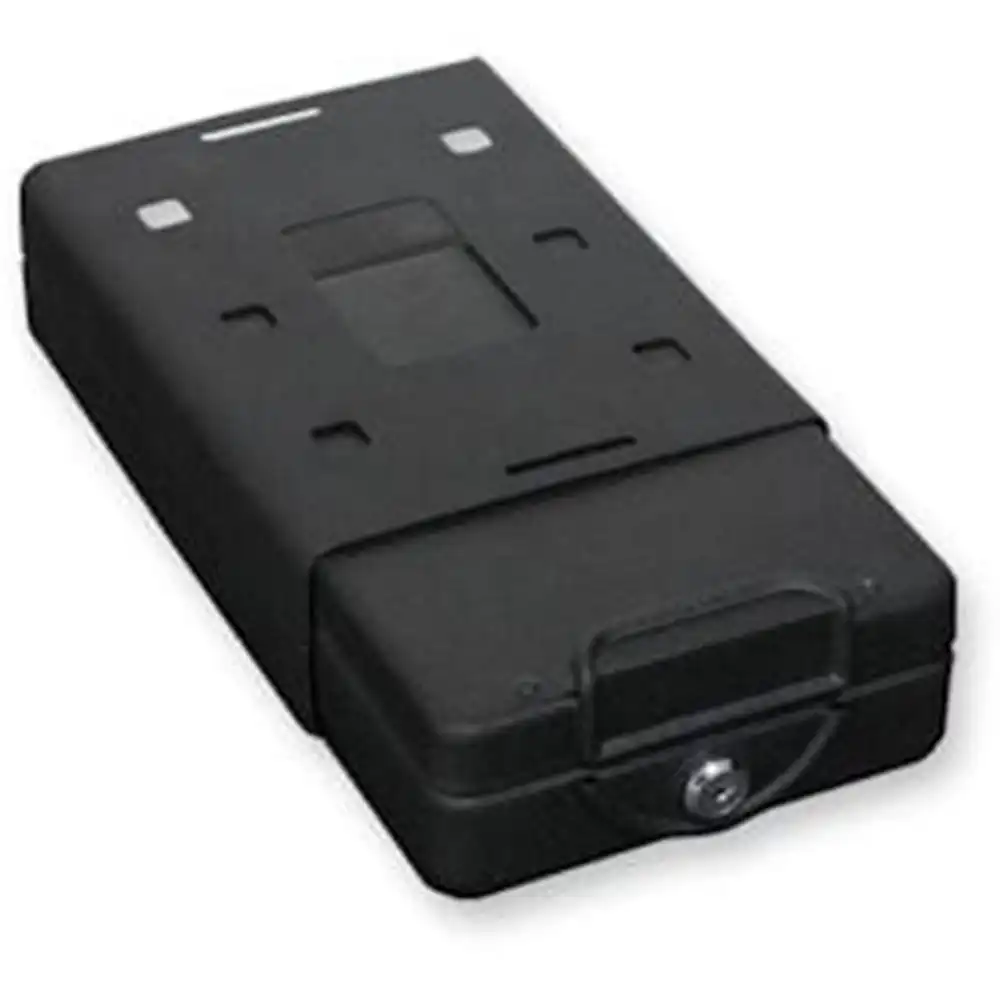Bulldog Car/Personal Handgun Safe with Key Lock Mounting Bracket and Cable