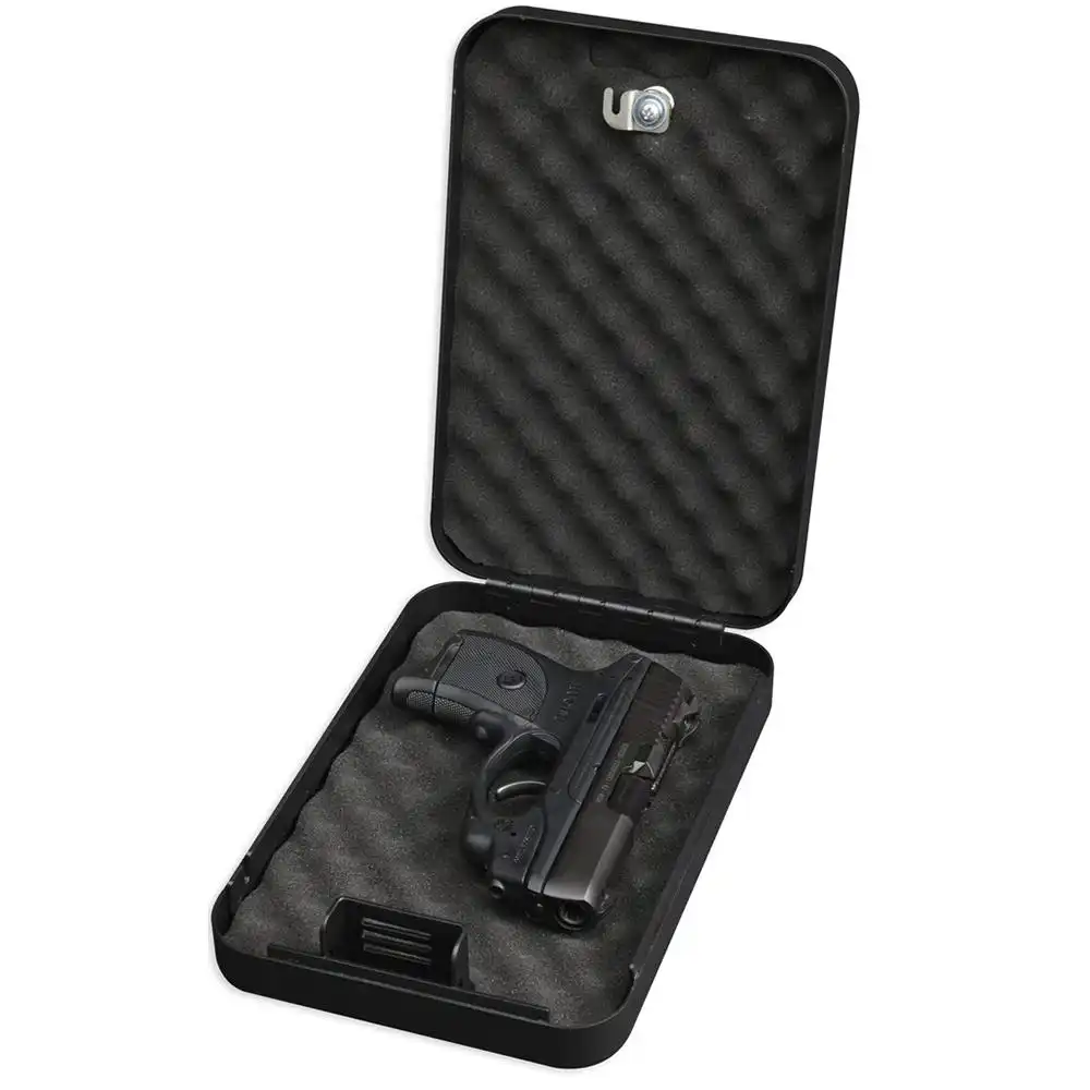 Bulldog Personal Safe with Key Lock & Security Cable
