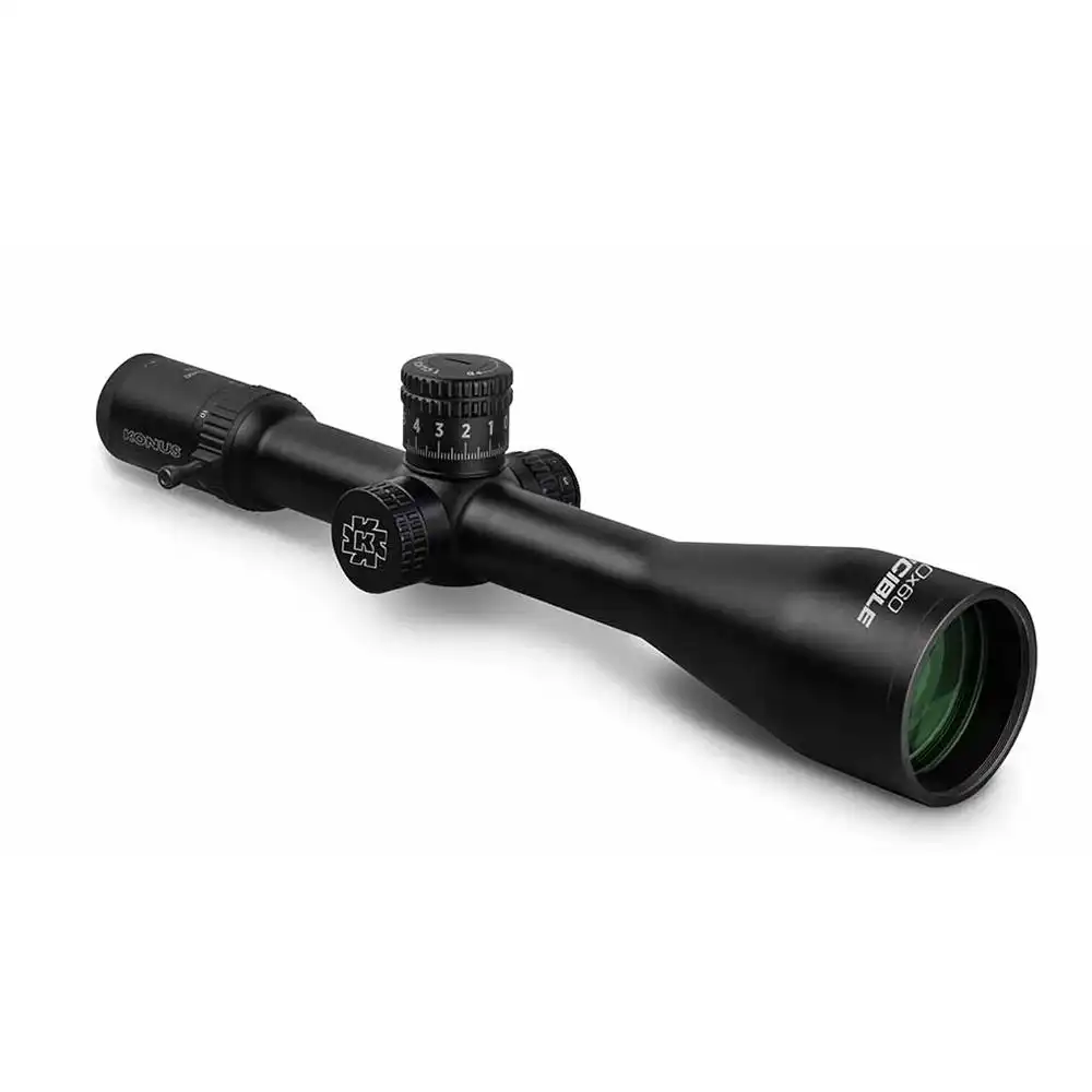 Konus Invincible Rifle Scope 5-50x60 34mm SFP Fine Crosshair Illum. Black