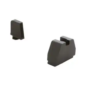 Ameriglo 8XL Tall Black Serrated .475 Front Flat Black .578 Rear Handgun Sight Glock