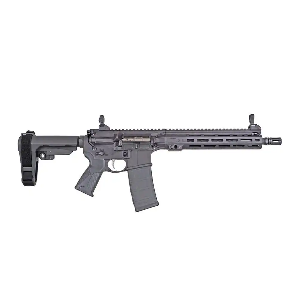 LWRC ICMKII Pistol 5.56mm 30rd Magazine 12'' Barrel Black w/SBA3 Brace