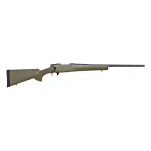 Howa M1500 Hogue Rifle 25 Creedmoor 5rd Capacity 22'' Threaded Barrel Green Hogue Stock