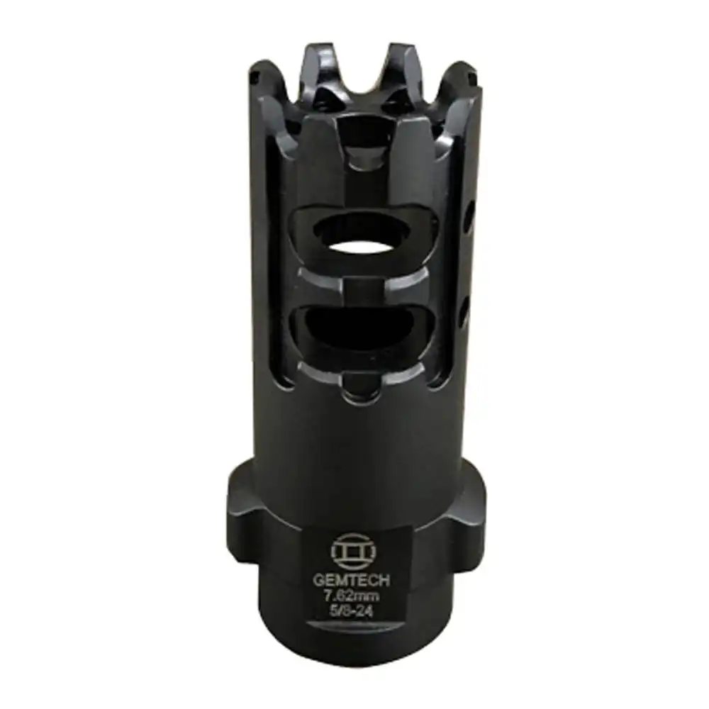 Gemtech 7.62mm Muzzle Brake Threaded 5/8-24