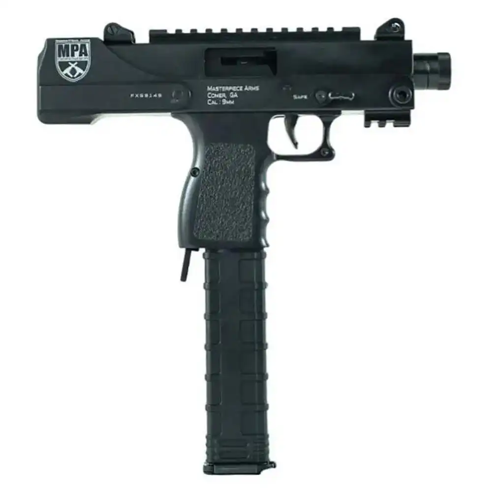 MPA DEFENDER 9mm side cocker w/scope mount blk