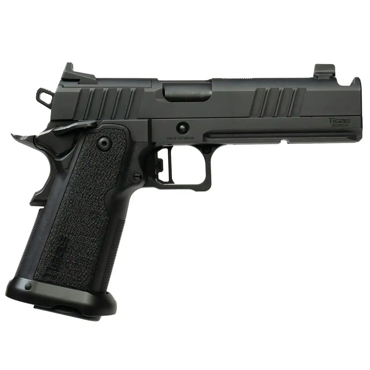 Tisas 1911 Duty 9 DS Comp Handgun 9mm Luger 17rd Magazines(2) 5" Barrel QPQ Finish