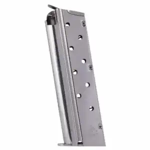 MEC-GAR 1911 Handgun Magazine 9mm Luger HT Nickel 9/rd