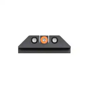 Night Fision Tritium Night Sight Set Orange Front Black U-Notch Back for Glock