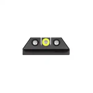 Night Fision Tritium Night Sight Set Yellow Front Black Back for Glock 42/43/43X