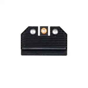 Night Fision Optics Ready Stealth Night Sight Set Orange Front Black Rear for Glock 43x MOS