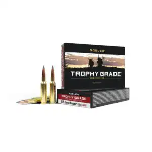 Nosler Trophy Grade Accubond Long Range Rifle Ammunition 6.5 Creedmoor 129gr ABLR SP 2850 fps 20/ct