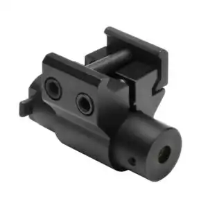 COMPACT RED LASER SIGHT WITH WEAVER MOUNT/BLACK
