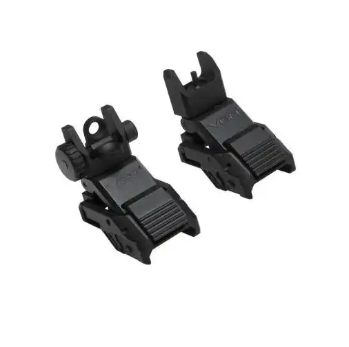 Vism Pro Series AR Flip up Front and Rear Sight Set