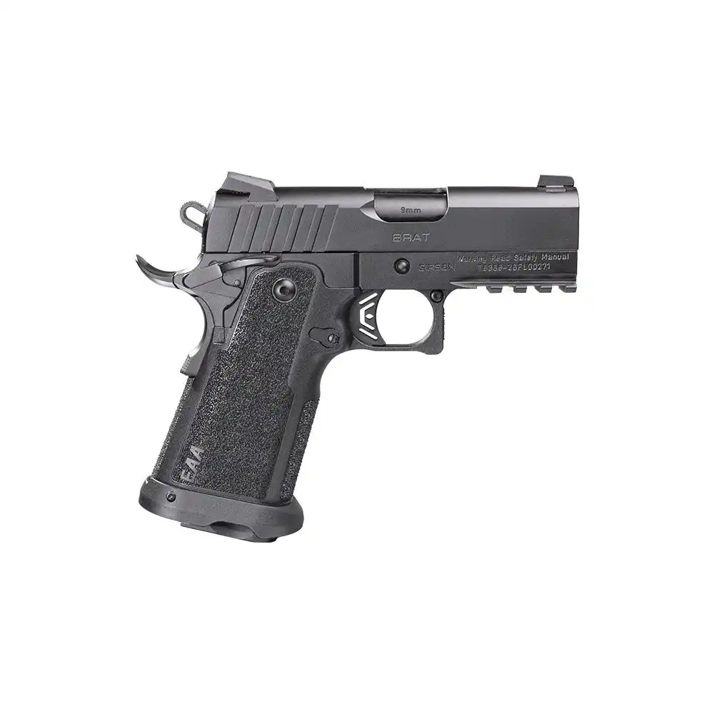EAA Girsan Witness2311 Brat Handgun 9mm Luger 17rd Magazine 3.4" Barrel Black