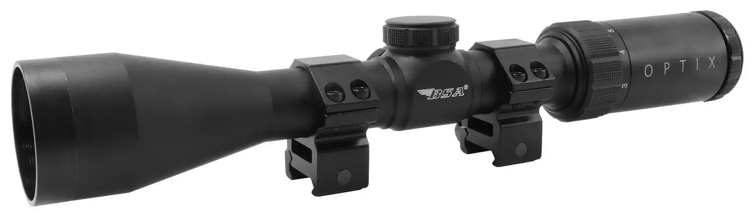BSA Optix Rifle Scope 3-9x Mag. 40mm Obj BDC-8 Reticle