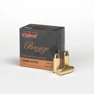 PMC Bronze Handgun Ammunition 10mm Auto 170 gr JHP 1200 fps 25/ct