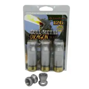 GunNutts Full Metal Dragon Slug With Dragon's Breath Shotshell Ammunition 12ga 2-3/4'' Slug 3/ct