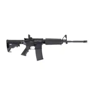 DPMS DPM4-FSB M4 AR-15 Rifle 5.56mm 30rd(1) 16" Threaded Barrel Magpul MBUS Rear Sight Black M4 Stock