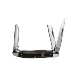 ABKT Cattleman Stockman Cowhand Series Knife 3 Blades Brown