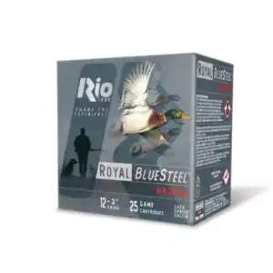 Rio Royal BlueSteel Magnum High Velocity Shotshells 12ga 3" 1-1/5oz 1450 fps #3 25/ct
