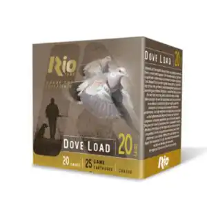 Rio Dove Load Shotshells 20ga 2-3/4" 7/8oz 1250fps #7.5 25/ct
